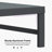 24.8" W Aluminum and Metal Reclining Outdoor Chaise Lounge Set with Wheels (Set of 3) -1991475486