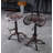 Dicle Swivel Iron Adjustable Height Counter Stool with Iron Frame-1926802423