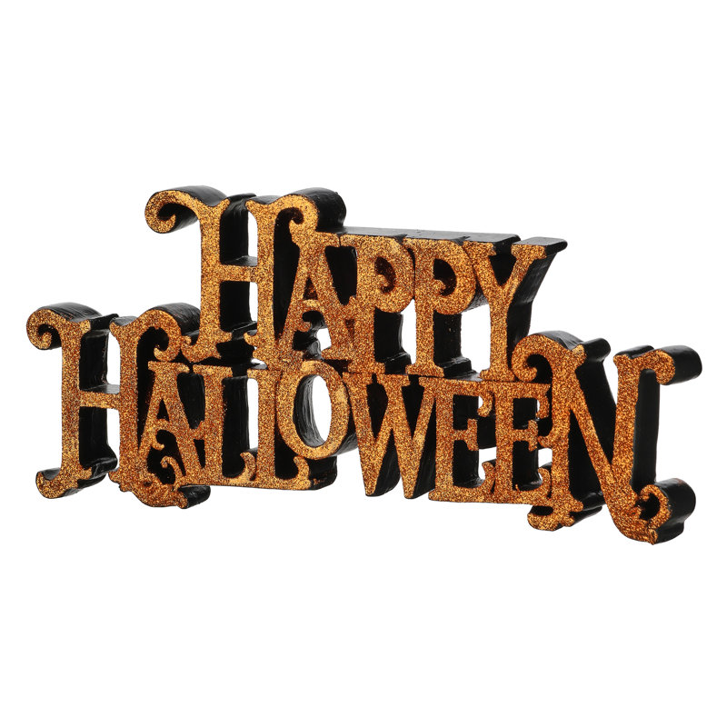 10 "résine scintillante" Happy Halloween "
