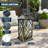 This 1pack waterproof solar hanging garden lantern creates a flickering flameless-candle LED effect.