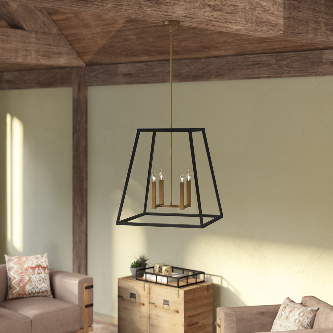 Darby 4 - Light Lantern Geometric Pendant 17 Stories