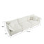 Canapé modulaire en U avec repose-pieds réversible-926274657
