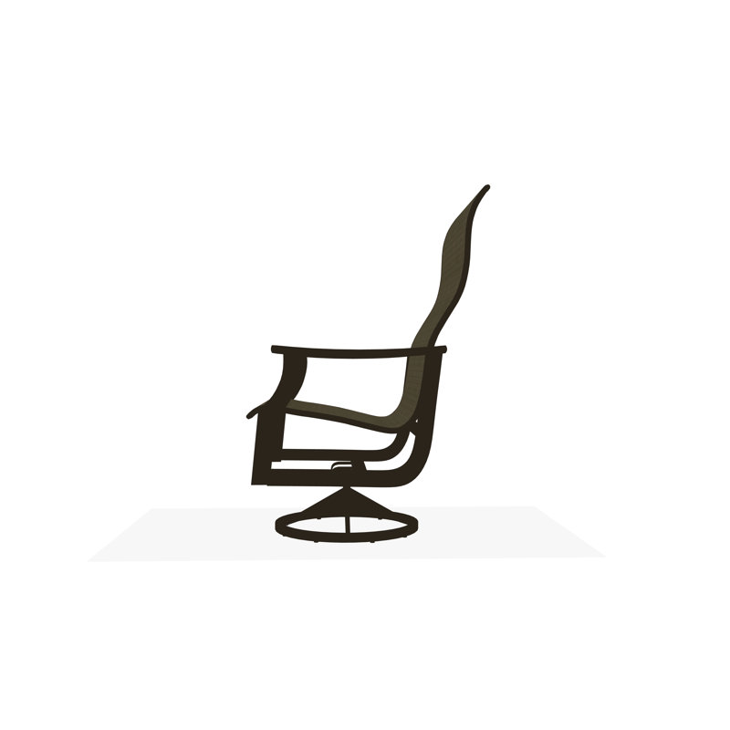St. Catherine Polymer Outdoor Lounge Chair, Beachwood, Elevation Stone