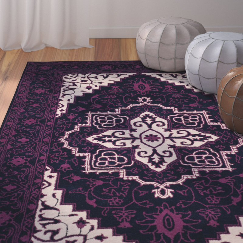 Tapis oriental en laine touffeté à la main Bellagio, Rectangle 8 pi x 10 pi