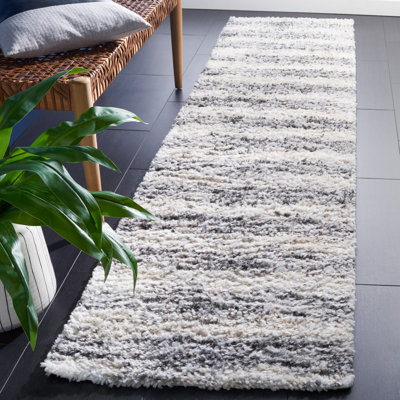 Mena Abstract Gray/Ivory Area Rug