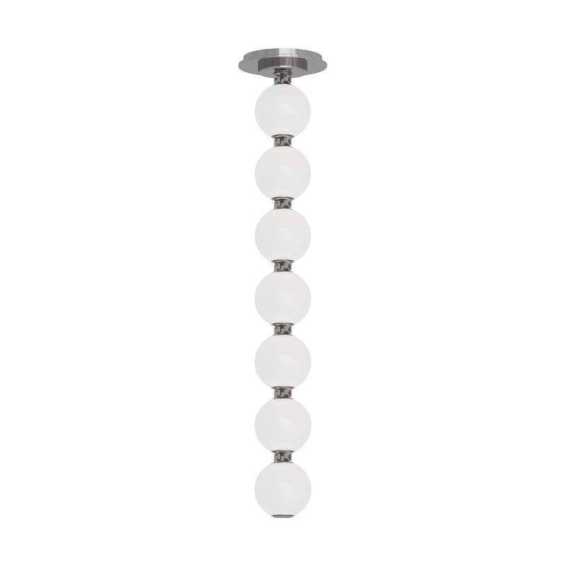 Perle 1 - Light LED Pendant, Polished Nickel