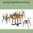 Sleek Greeting Table,Dining Table,Kitchen Dinner Table