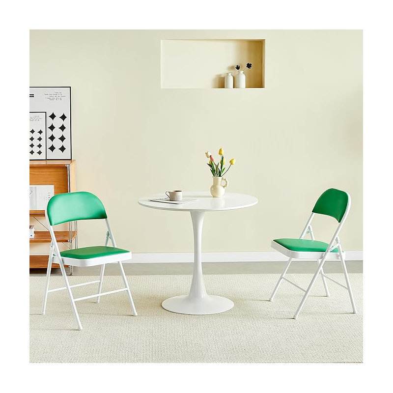 Giblin Folding Chair Set (Set of 2), Green