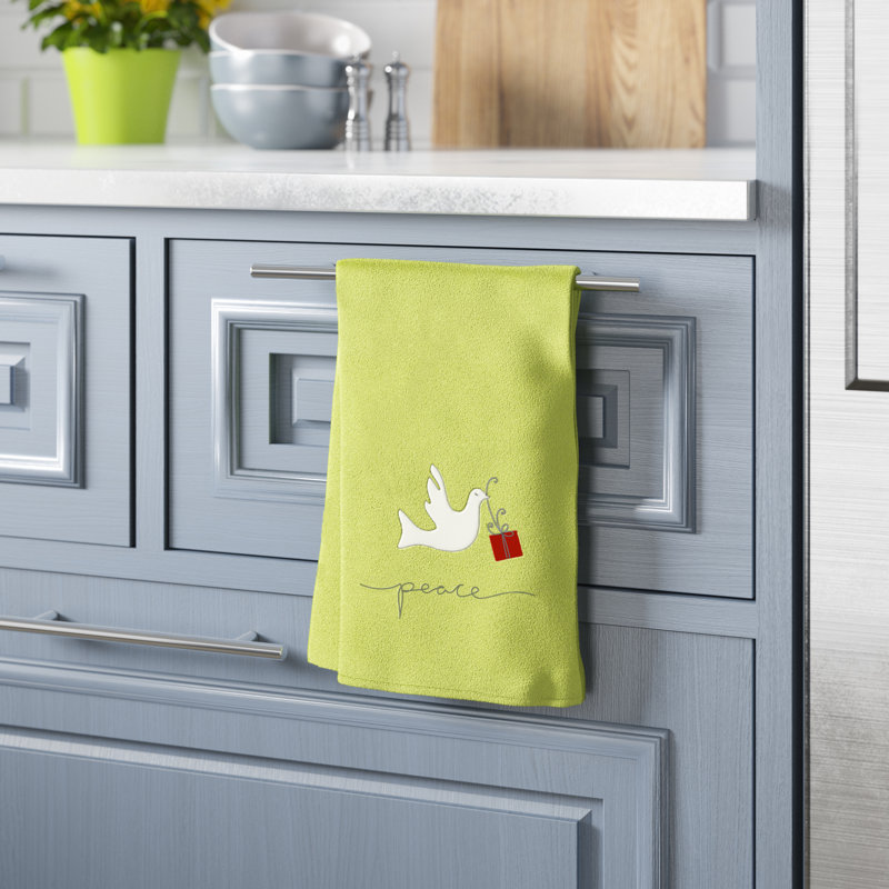 Springville Tea Towel Kitchen Towel, Green