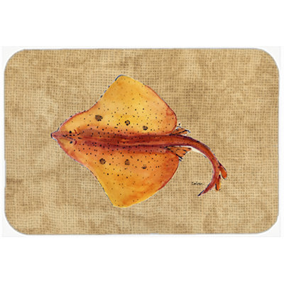 Caroline's Treasures Blonde Ray Stingray Glass Cutting Board