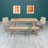 Cobhyn 55"/71"Extendable Acacia Solid Wood Dining Table