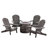 Liev 4 - Person Patio Conversation Set