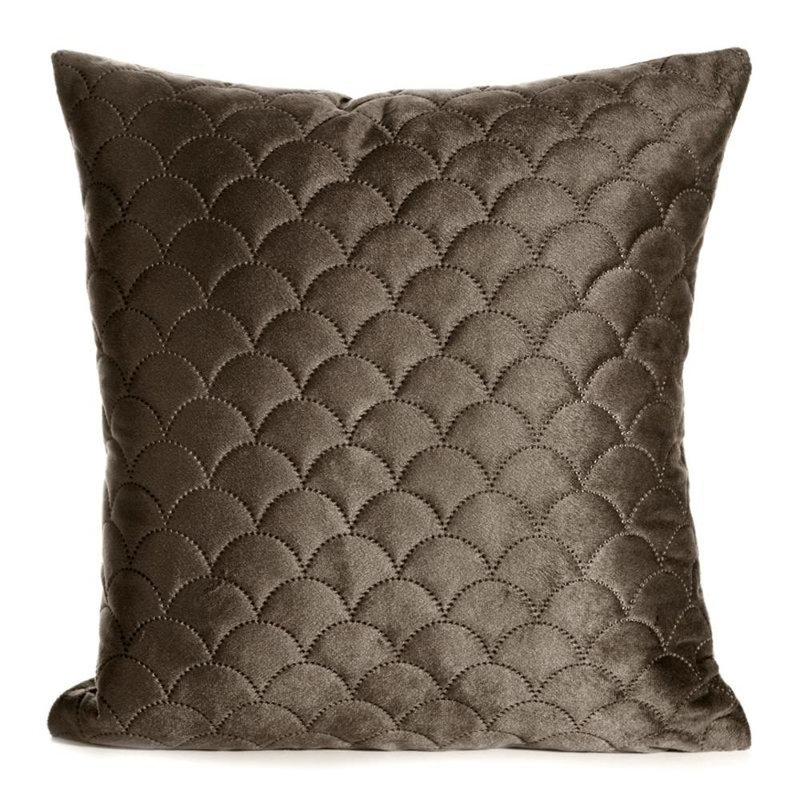 Goulette Microfiber Pillow Case, Brown