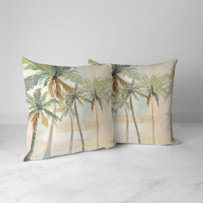 Laural Home The Palms Beach Indoor Decorative Pillow