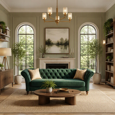Chesterfield Velvet Sofa
