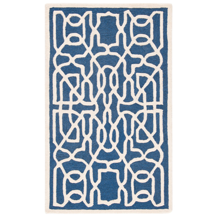 Cannen Hand Tufted Wool Geometric Rug