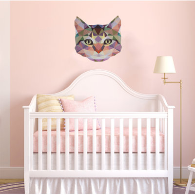 Décalcomanie murale Polygonal Cat