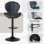 Tabouret de bar pivotant à hauteur réglable avec structure en métal-601873799-601873797