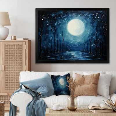 " Azure Ascension Moonlight Forest I "