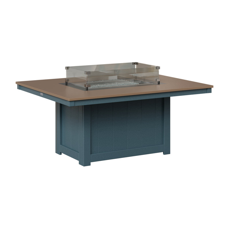 Foyer de table rectangulaire Berlin Gardens Donoma, Bronze martelé avec base en ardoise