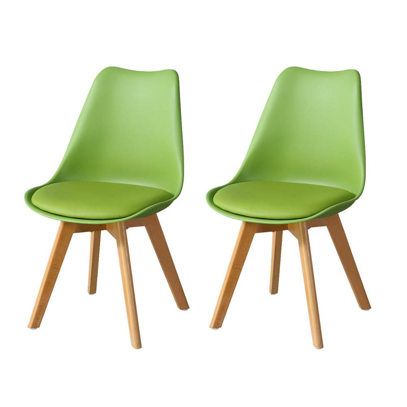 Rafe Upholstered Side Chair, Green, 4