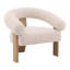 Frankie Polyester Occasional Chair, Cream-47263394