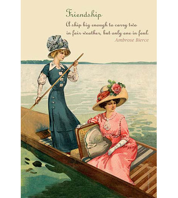 « amitié » par ambrose bierce rétro
