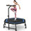 Trampoline 50 "Rebondeur pour adultes avec bar, mini trampoline 550 LBS