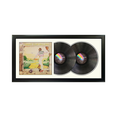 Elton John "Goodbye Yellow Brick Road" Framed Record with White Mat