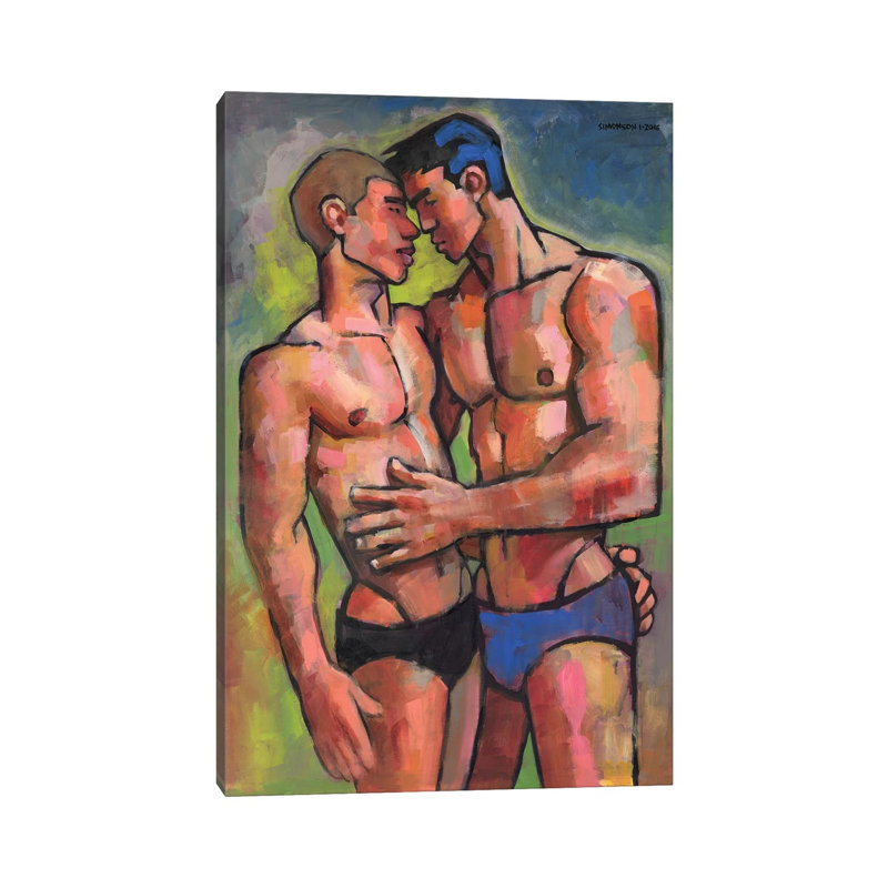Heroes by Douglas Simonson - Wrapped Canvas Painting, 152.5 cm H x 101.5 cm W