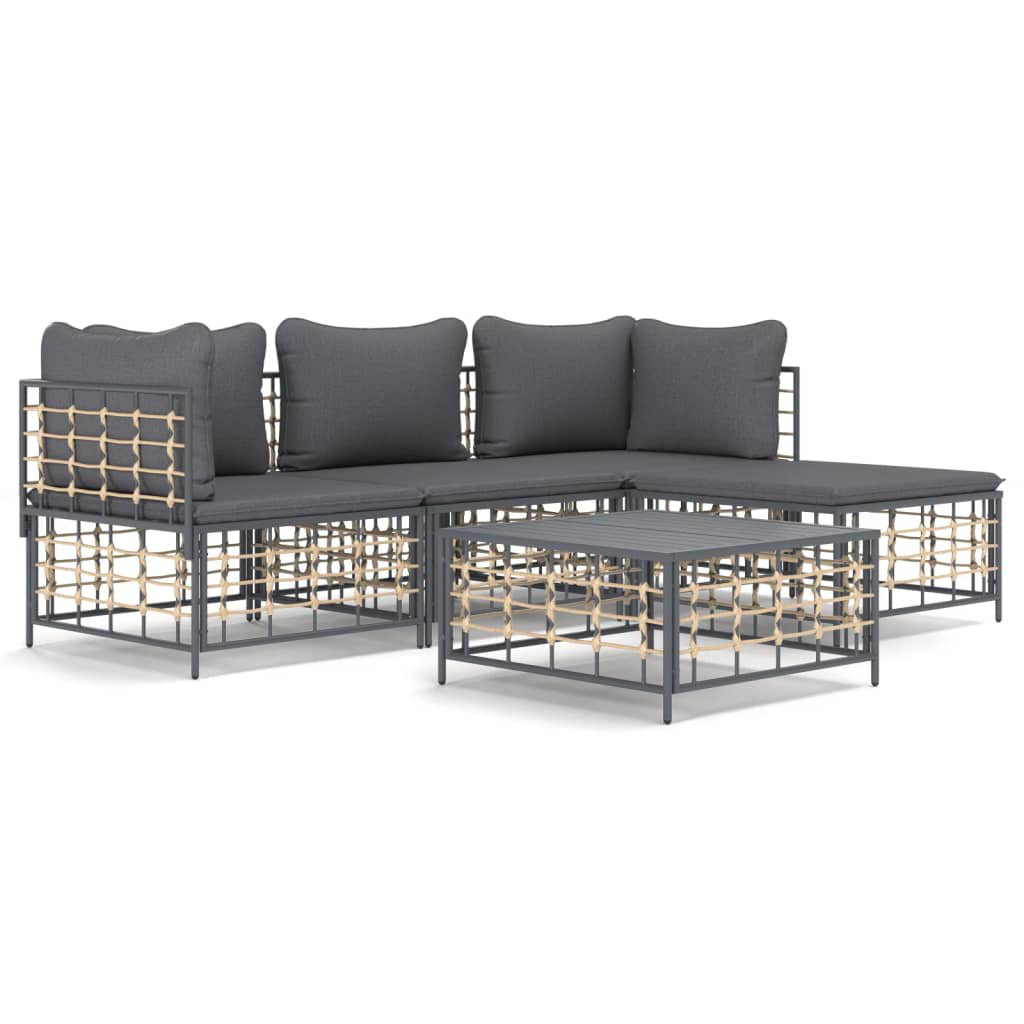 3-Sitzer Lounge-Set Lotella mit Polster