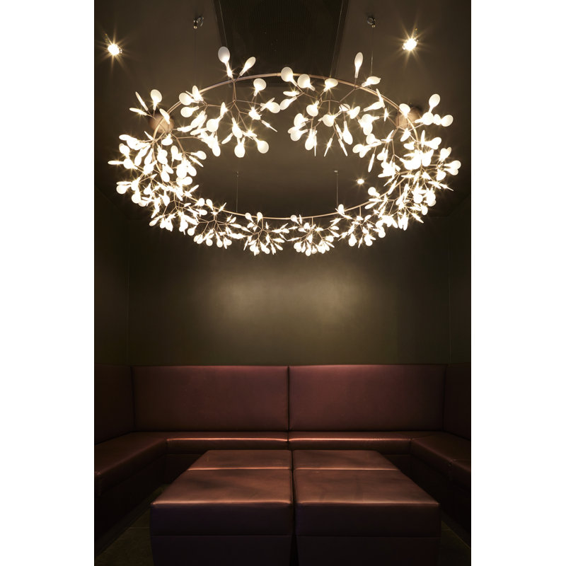 Heracleum III The Big O LED Chandelier, 10 meters, 82.6 inches, Copper