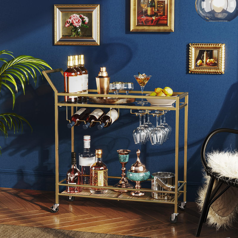 Metal Bar Cart