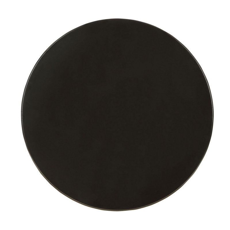 Fiama End Table, Black, 22.25" H x 17" W x 17" D