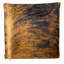 Housse de coussin décorative en cuir de vache bringé - 51 x 51 cm-134852719