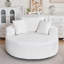Fauteuil demi-tonneau pivotant Chenille-1510129369