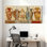 poterie vase, vases colorés, ensemble de 3 impressions sur toile