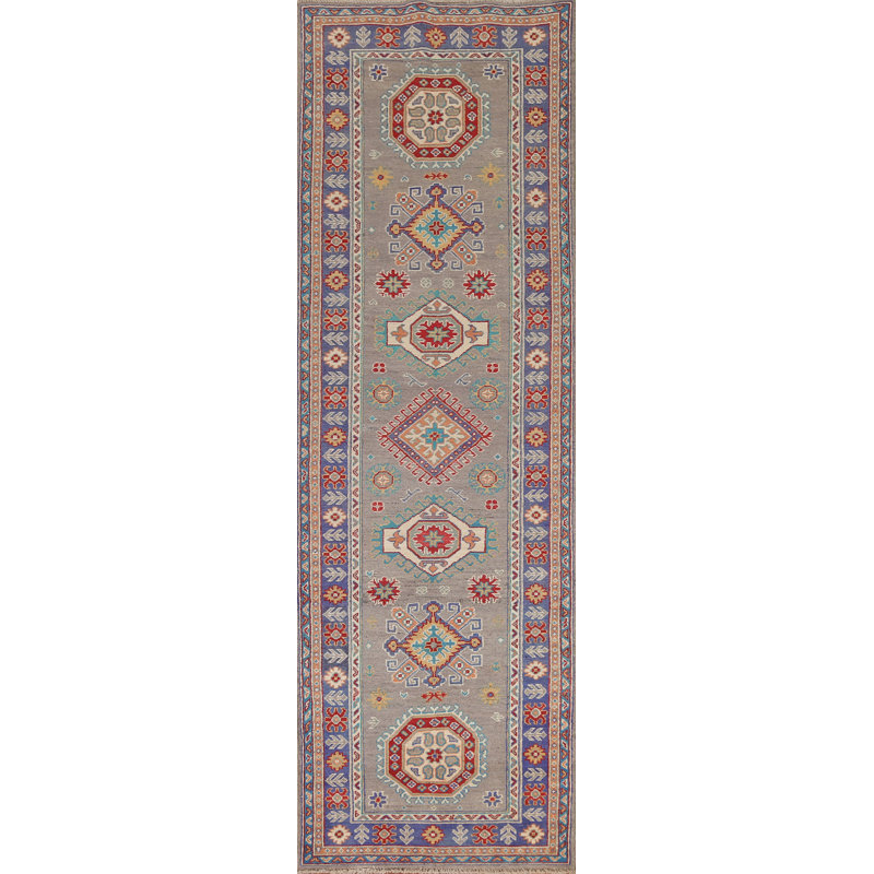 One-of-a-Kind 2'9'' x 9'6'' New Age Runner Wool Area Rug in
