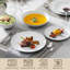 24 Piece Porcelain China Dinnerware Set - Service for 6 