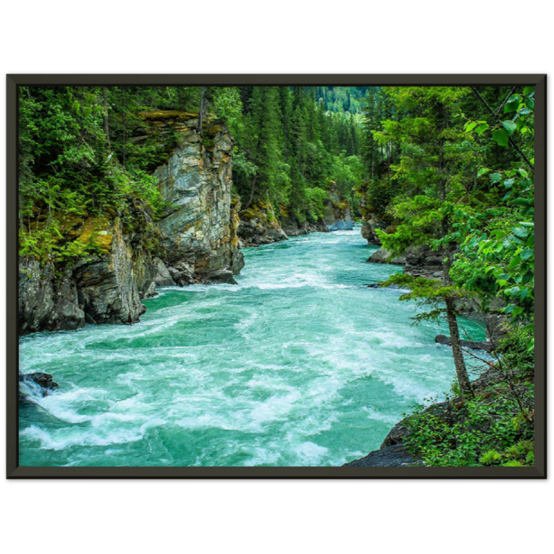 RIVIÈRE DU NORD-OUEST DU pacifique - impression, H 18 po x l 24 po x P 0,12 po