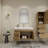 41.9" Wall-Mounted Single Bathroom Vanity Set-70381306