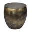 Ares Iron Side Table, Antique Brass