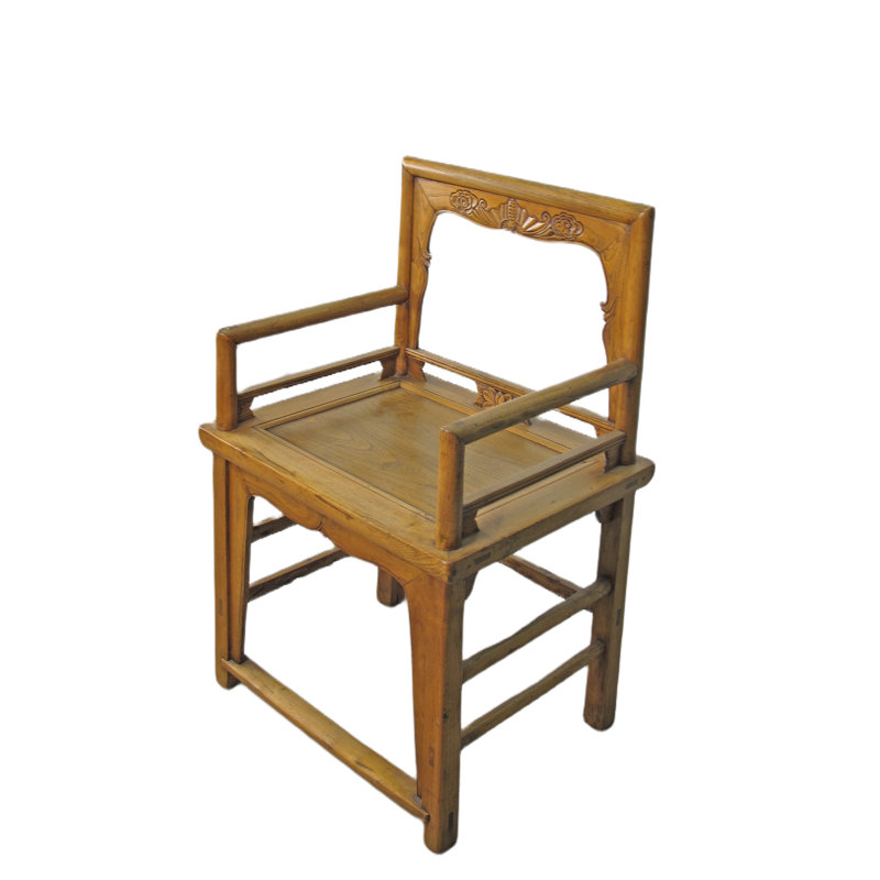 Asian Classic Solid Wood Arm Chair