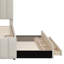 Lit plateforme tapissier avec lit gigogne et 3 tiroirs-114200738