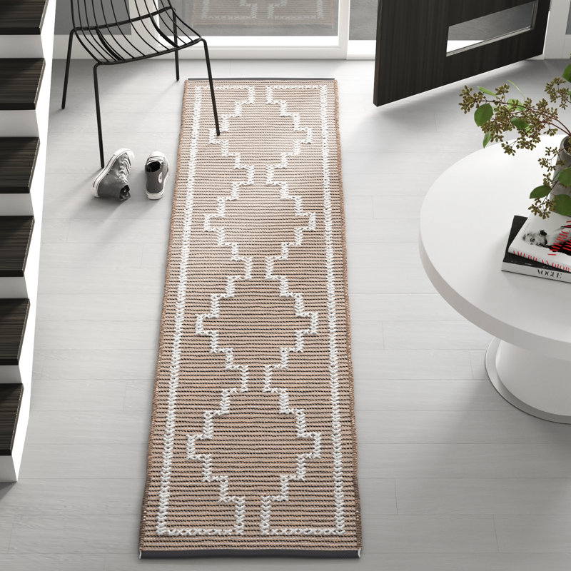 Tapis en fibre naturelle 375 Adriyel, Tapis de couloir 2 pi 3 po x 9 pi