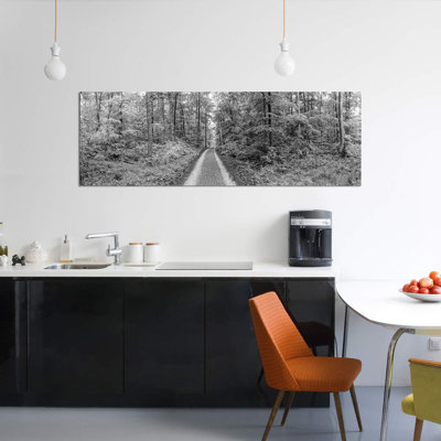 «Dirt Road passant à travers une forêt, Bade-Wurtourg, Allemagne», reproduction de photo sur toile