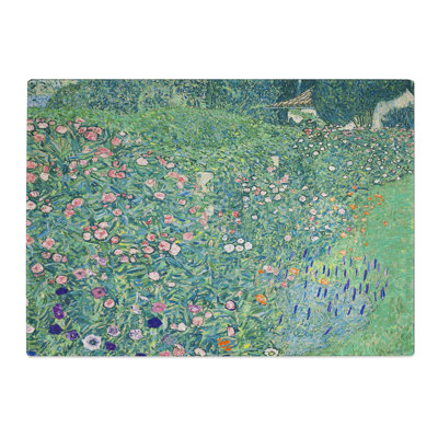 Italian Garden by Gustav Klimt Chopping Board