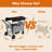 4-Seater Wagon Stroller with Push & Pull Handle, Adjustable Canopy, 5-Point Harness, Foldable-125367290-125367289