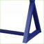 Bureaux, bureau moderne Twilight Blue avec base en X et amp; Tiroir de rangement | Bleu | Bois synthétique
