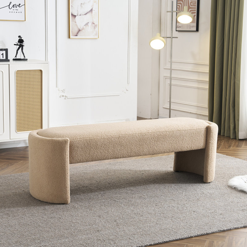 Chameau avec un rembourrage expansif - Cadre en bois, pour un long banc dans les tons de confort, maison polyvalente